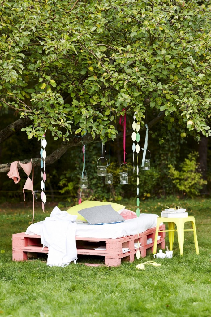 DIY Φτιάξτε το δικό σας κρεβάτι - καναπέ κήπου από Ευρωπαλέτες2