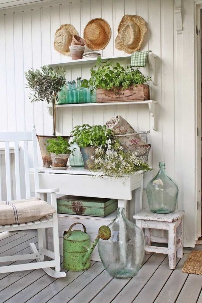 διακόσμηση κήπου Shabby Chic8