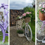 DIY γλάστρες από παλιά ποδήλατα