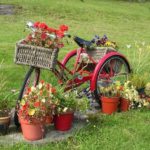 DIY γλάστρες από παλιά ποδήλατα11