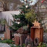Χριστουγεννιάτικες ιδέες χωριάτικης διακόσμησης για τον κήπο και τη βεράντα12