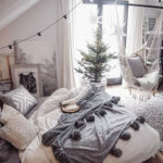 Σκανδιναβικά σχέδια κρεβατοκάμαρας για τα Χριστούγεννα14
